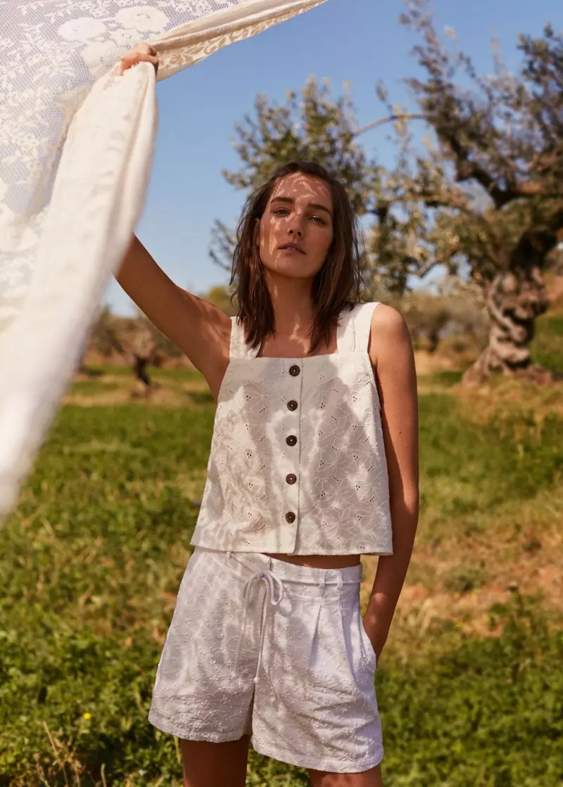 Josephine le Tutour gvidas Mango Summer Romance 2019 lookbook