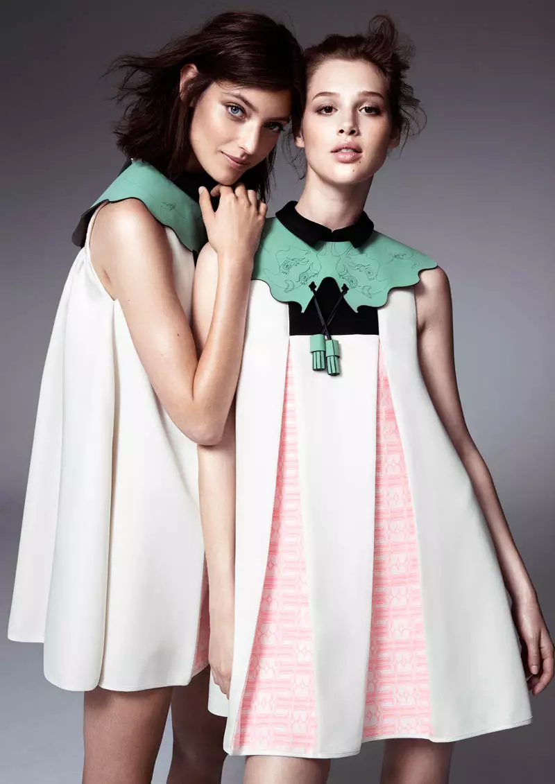 Anais Pouilot & Marikka Juhler Nganggo Koléksi Winner H&M Design Award 2013