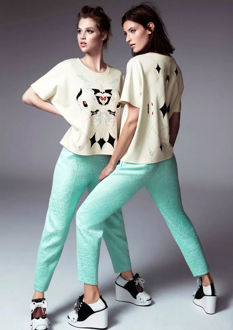 Anais Pouilot & Marikka Juhler Suna Sanye da Tarin Wanda Ya Ci Kyautar Ƙira na H&M na 2013