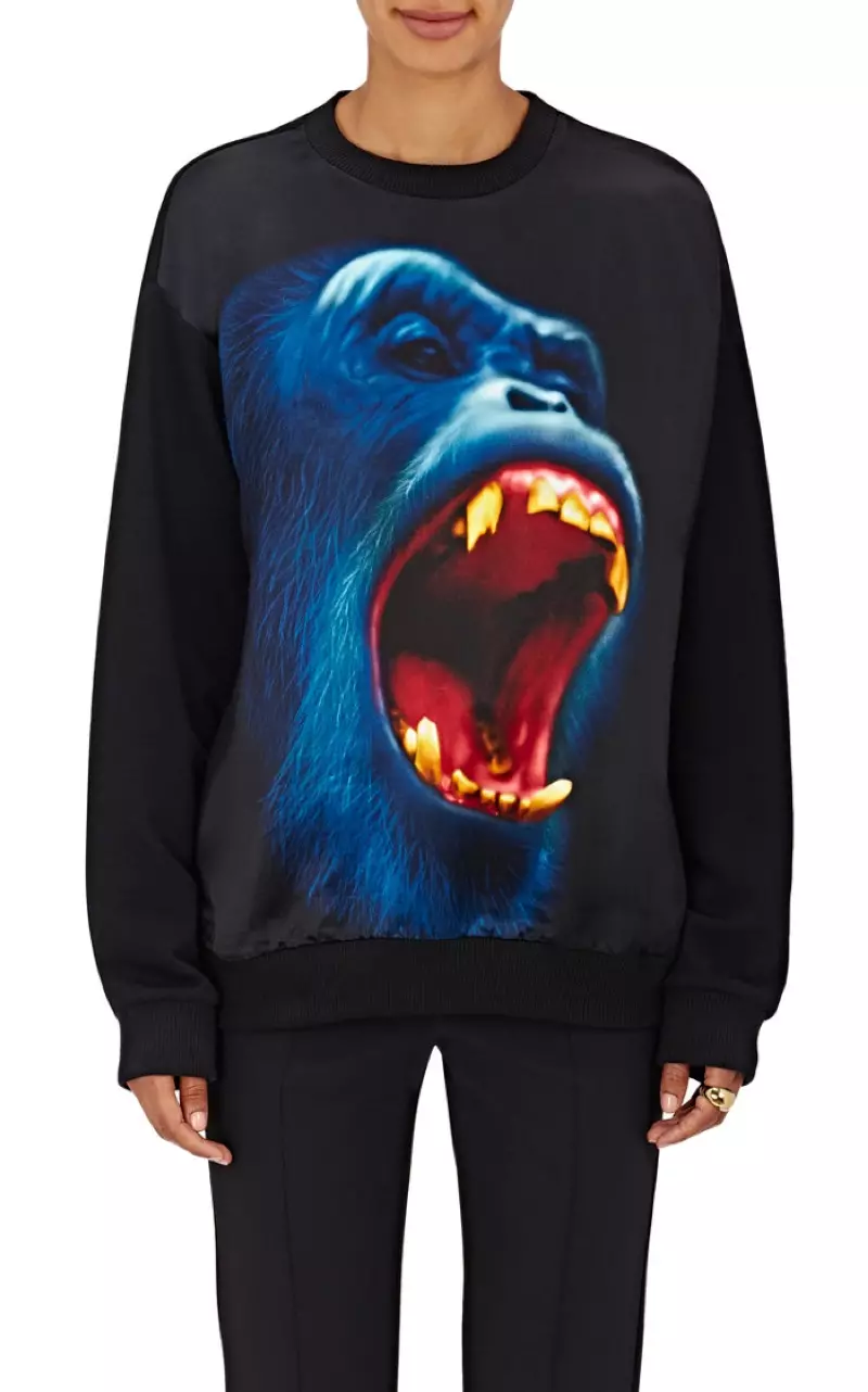 UChristopher Kane Monkey Print Sweatshirt