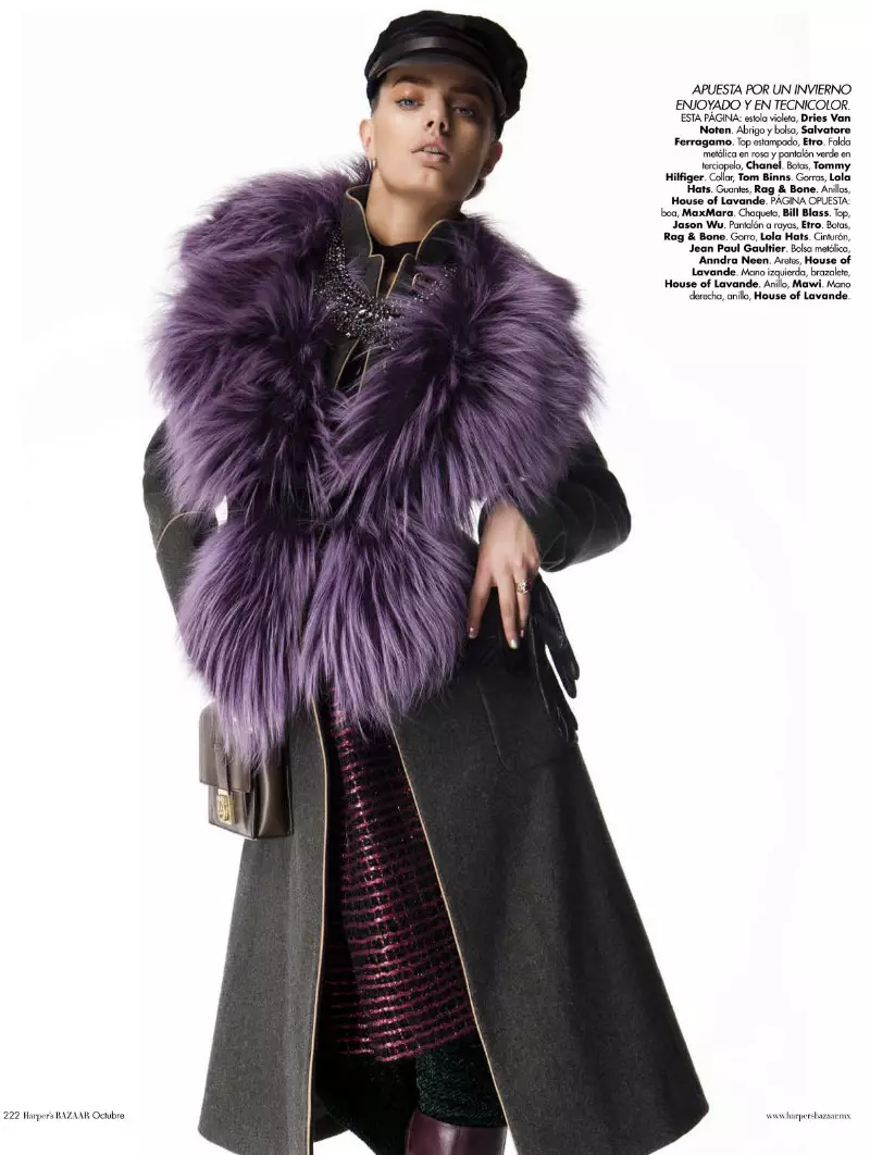 Gaya Militer Olahraga Bregje Heinen kanggo Harper's Bazaar Amerika Latin Oktober 2012