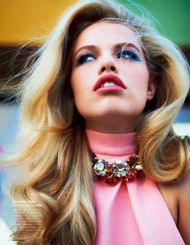 Hailey Clauson của David Vasiljevic cho Numéro Tokyo tháng 4 năm 2012