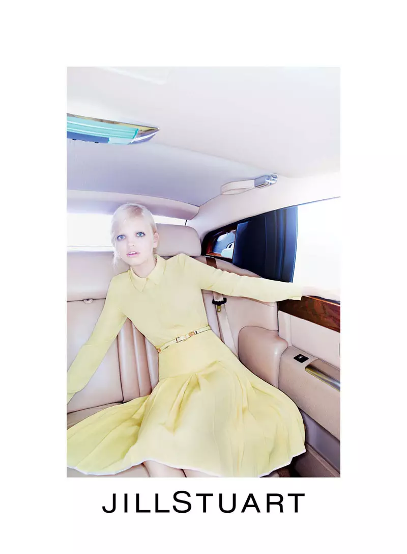 Daphne Groeneveld për fushatën e Jill Stuart Pranverë 2012 nga Mario Sorrenti