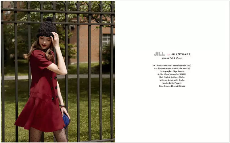 Jill ni Jill Stuart Fall 2011 Campaign | Katie Fogarty ni Skye Parrot