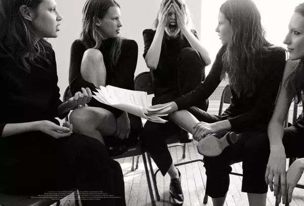 Anais Pouliot, Caroline Brasch Nielsen, Julia Saner & Others vum Daniel Jackson fir Acne Paper Sweden S/S 2011