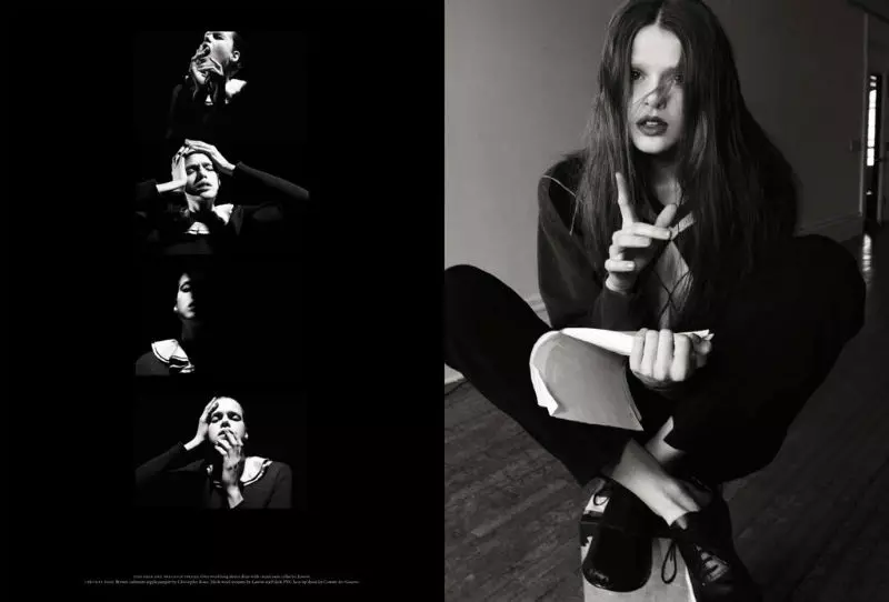 Anais Pouliot, Caroline Brasch Nielsen, Julia Saner & hafa nataon'i Daniel Jackson ho an'ny Acne Paper Sweden S/S 2011