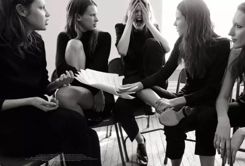 Anais Pouliot, Caroline Brasch Nielsen, Julia Saner & Ndị ọzọ nke Daniel Jackson maka Acne Paper Sweden S/S 2011