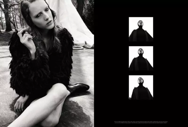 U-Anais Pouliot, uCaroline Brasch Nielsen, uJulia Saner & Abanye nguDaniel Jackson we-Acne Paper Sweden S/S 2011