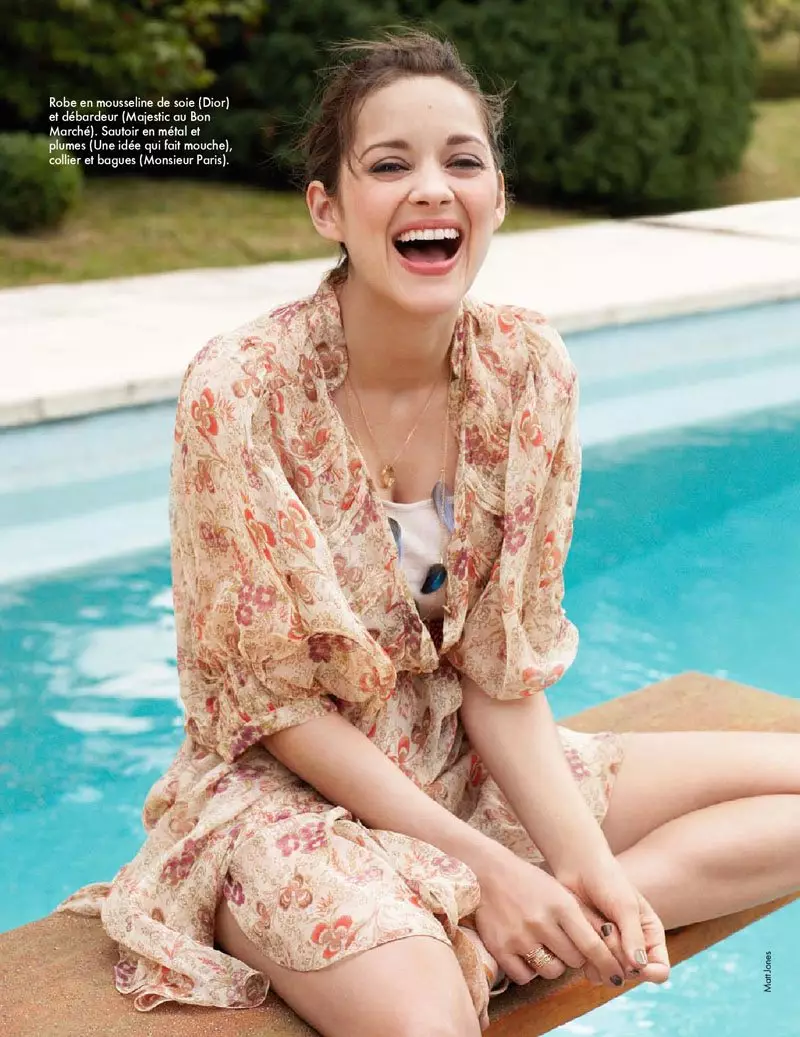 Marion Cotillard ni Matt Jones para sa Elle France Agosto 2011