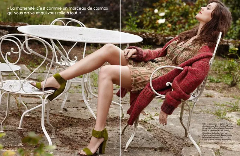 Marion Cotillard gan Matt Jones ar gyfer Elle France Awst 2011