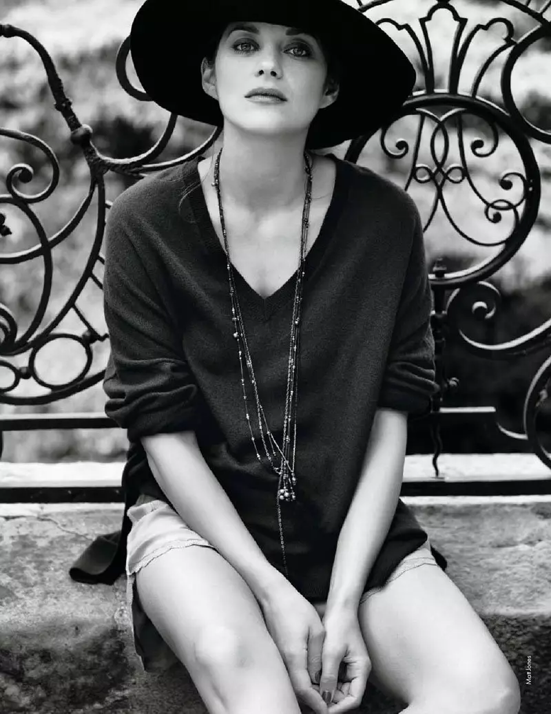 Marion Cotillard nke Matt Jones dere maka Elle France August 2011