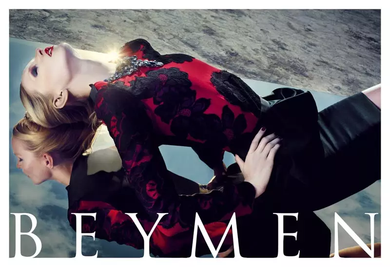 Katrin Thormann Marvels in the Beymen Fall 2012 Campaign ni Koray Birand