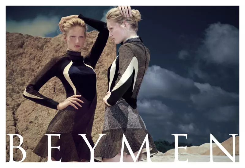 Katrin Thormann si meraviglia nella campagna Beymen Autunno 2012 di Koray Birand