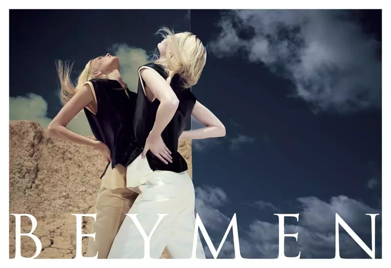 Katrin Thormann Marvels in the Beymen Fall 2012 Campaign ni Koray Birand