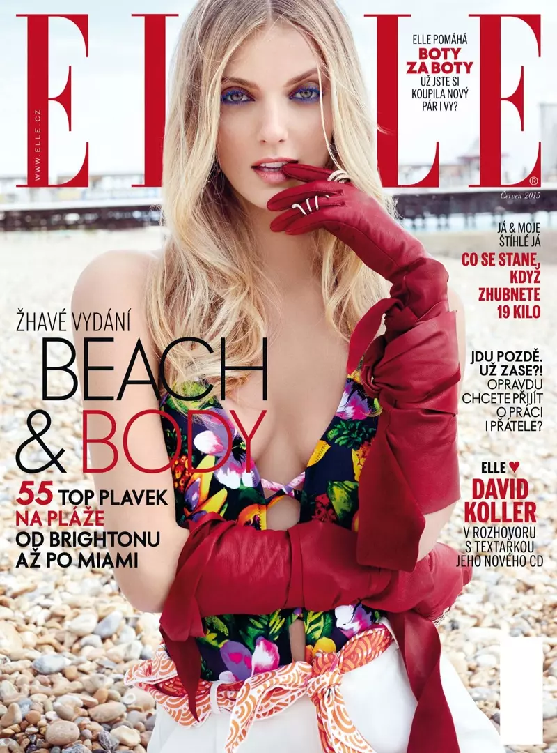 Denisa Dvorakova donosi stil na Brighton Beach za ELLE Czech