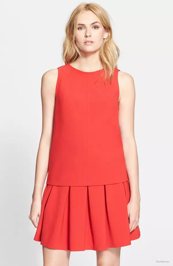 Vestido Diane von Furstenberg Woven Shell dispoñible en Nordstrom por $228.00