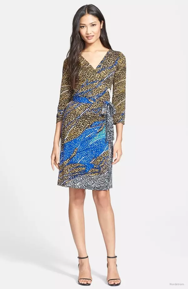 Rochie din jerseu de mătase „New Julian Two” Diane von Furstenberg, disponibilă la Nordstrom pentru 448,00 USD