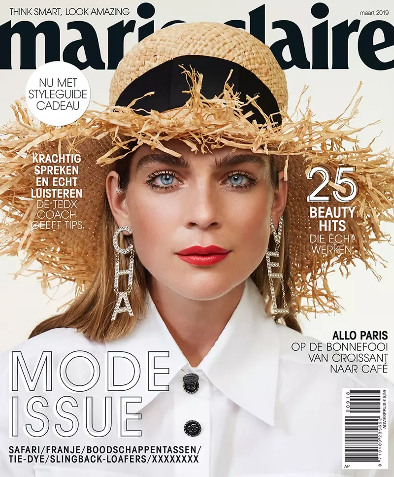 Kim Noorda šarmira u Chanelu za Marie Claire Nizozemsku