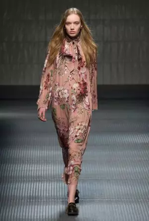 Gucci Fall 2015: Alessandro Mishel Efirli, yoshlik kolleksiyasini debyut qildi
