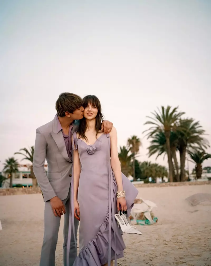 Maria Clara & Guerrino Santuliana Wear Couple Style in El Pais Semanal