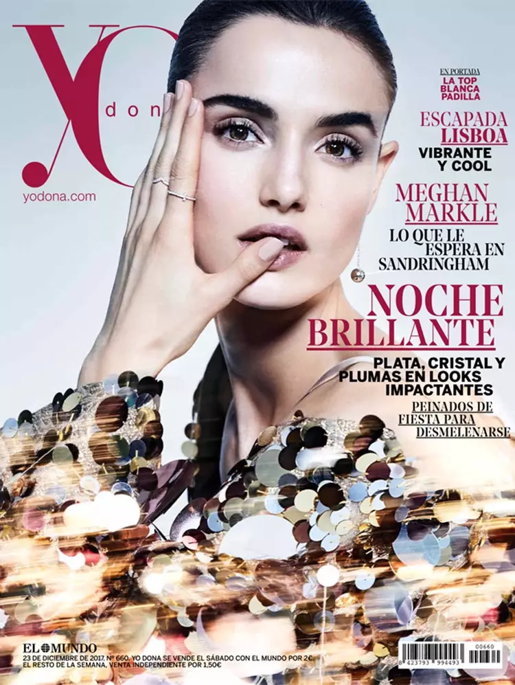 Blanca Padilla Pose dina Gaya Elegan pikeun Yo Dona Spanyol