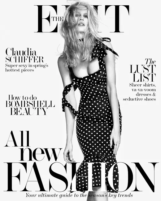 Claudia Schiffer Wows ក្នុង Edit Photo Shoot និយាយពីភាពអៀនខ្មាស