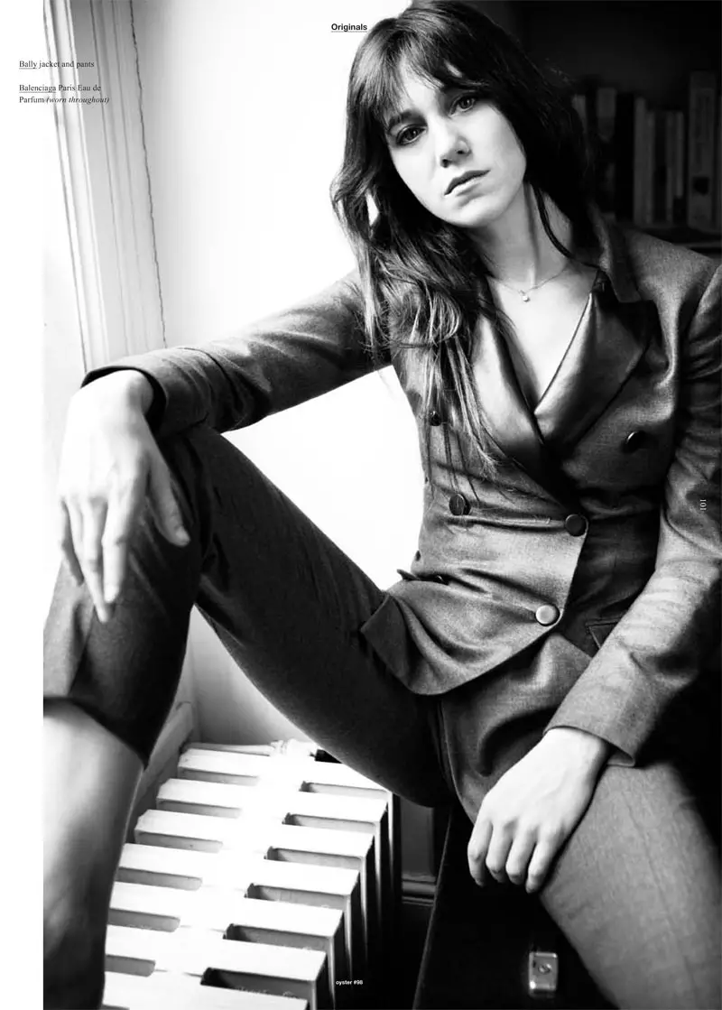 Charlotte Gainsbourg par Will Davidson pour Oyster #98