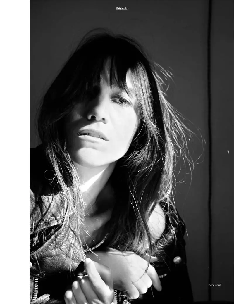 Charlotte Gainsbourg oleh Will Davidson untuk Oyster #98