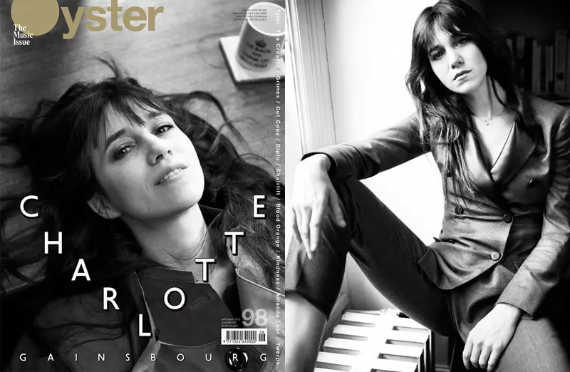 Charlotte Gainsbourg de Will Davidson para Oyster #98