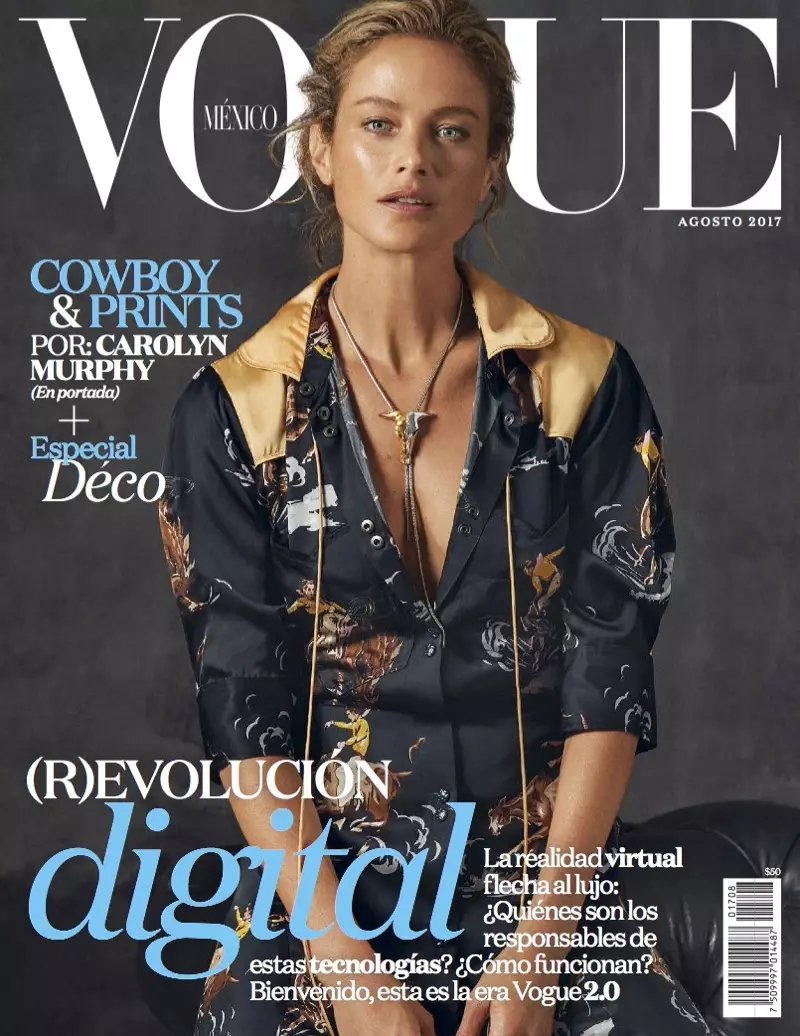 Carolyn Murphy O Apara Bokamoso bo Bululetsoeng Bophirima bakeng sa Vogue Mexico