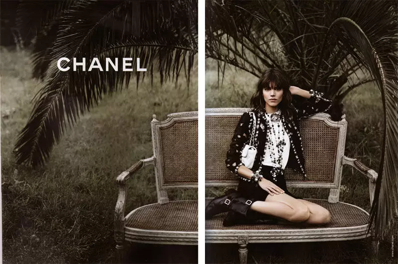 Chanel Spring 2011 ව්‍යාපාරය | Freja Beha Erichsen & Stella Tennant විසින් Karl Lagerfeld විසිනි