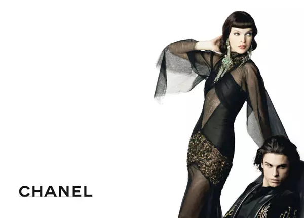 Chanel 2010eko udazken aurreko kanpaina | Karl Lagerfelden Mirte Maas