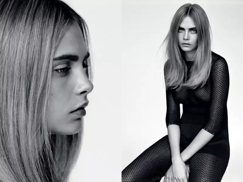 Cara Delevingne poseert voor Alasdair McLellan in Industrie #6