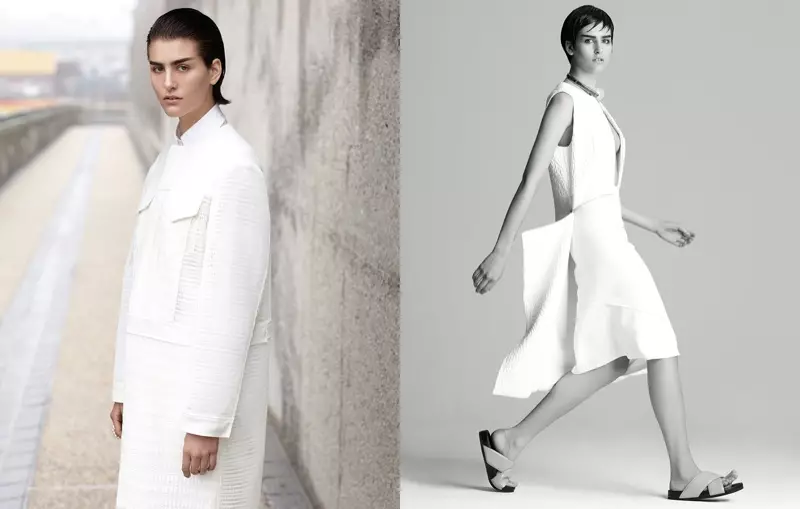 Nakuha ni Athena Wilson ang Minimal para sa Manolo Campion sa Harper's Bazaar Latin America