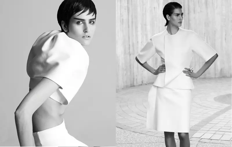 Nakuha ni Athena Wilson ang Minimal para sa Manolo Campion sa Harper's Bazaar Latin America