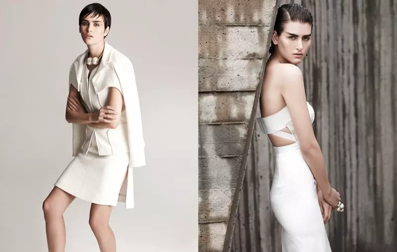 Nakuha ni Athena Wilson ang Minimal para sa Manolo Campion sa Harper's Bazaar Latin America