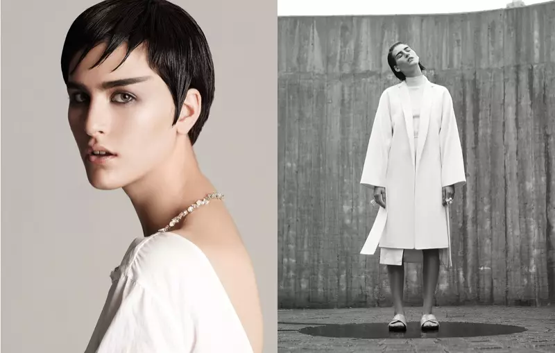 Nakuha ni Athena Wilson ang Minimal para sa Manolo Campion sa Harper's Bazaar Latin America