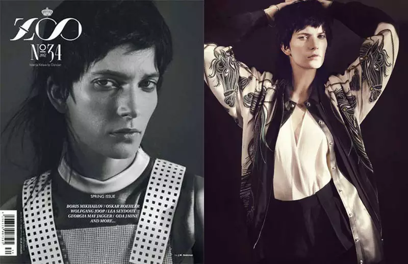 Valerija Kelava oleh Dancian untuk Zoo Magazine Spring 2012