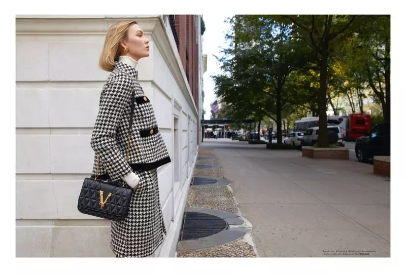 Η Karlie Kloss μοντελοποιεί φθινοπωρινά εξωτερικά ρούχα για τη Vogue Τουρκίας
