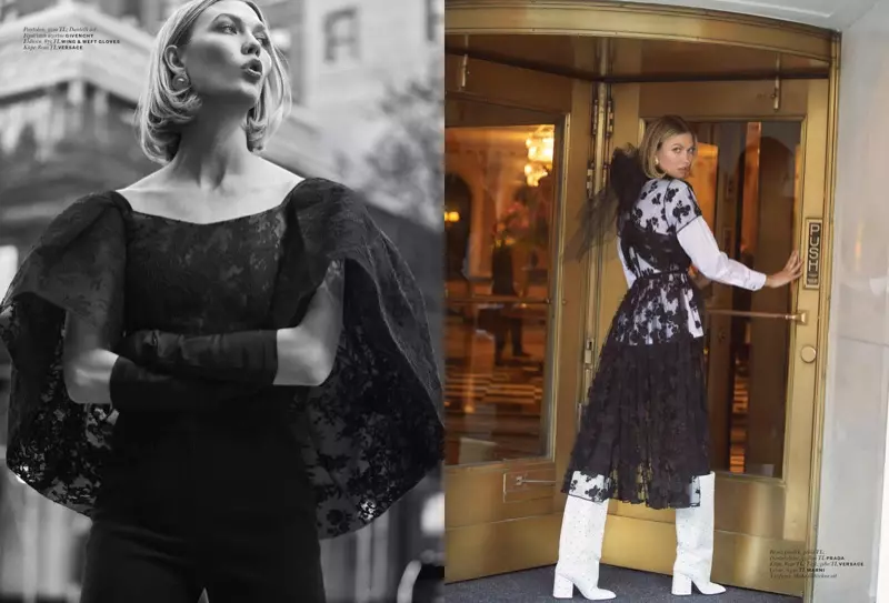 Karlie Kloss Models Tufafin Kaka don Vogue Turkiyya