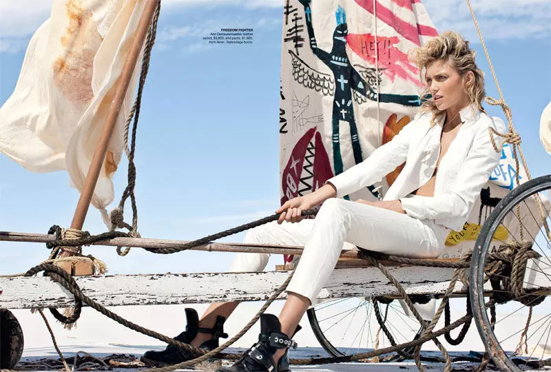 Anja Rubik por Vogue Australia aprilo 2011 de Max Doyle