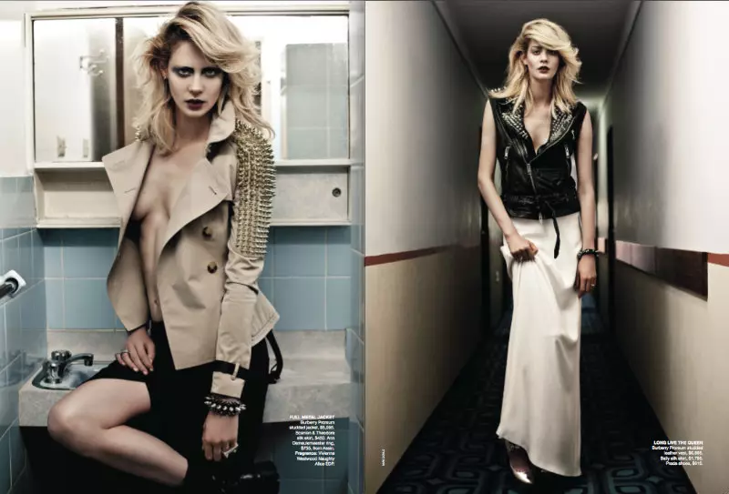 Lauren Brown nataon'i Max Doyle ho an'ny Vogue Australia martsa 2011