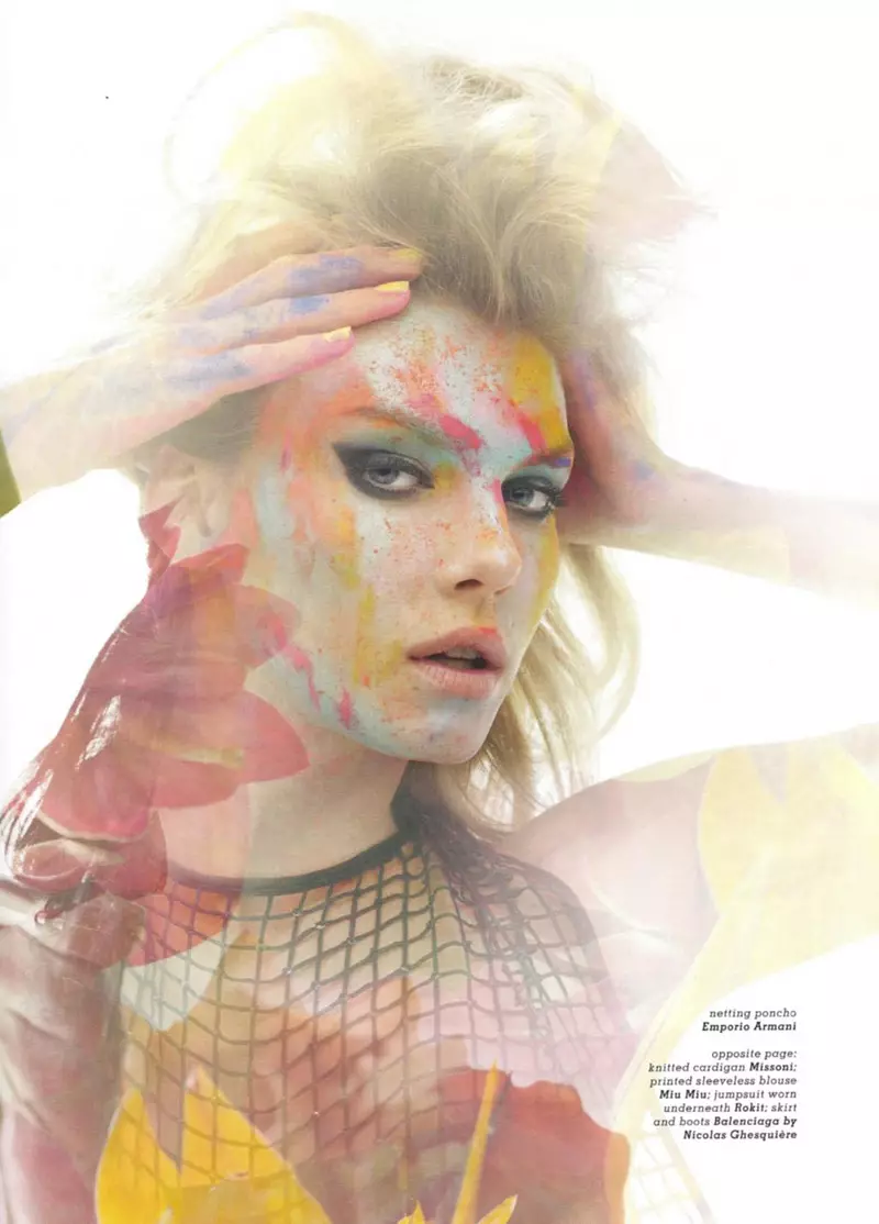 Angela Lindvall oleh Sølve Sundsbø untuk Muse Summer 2010