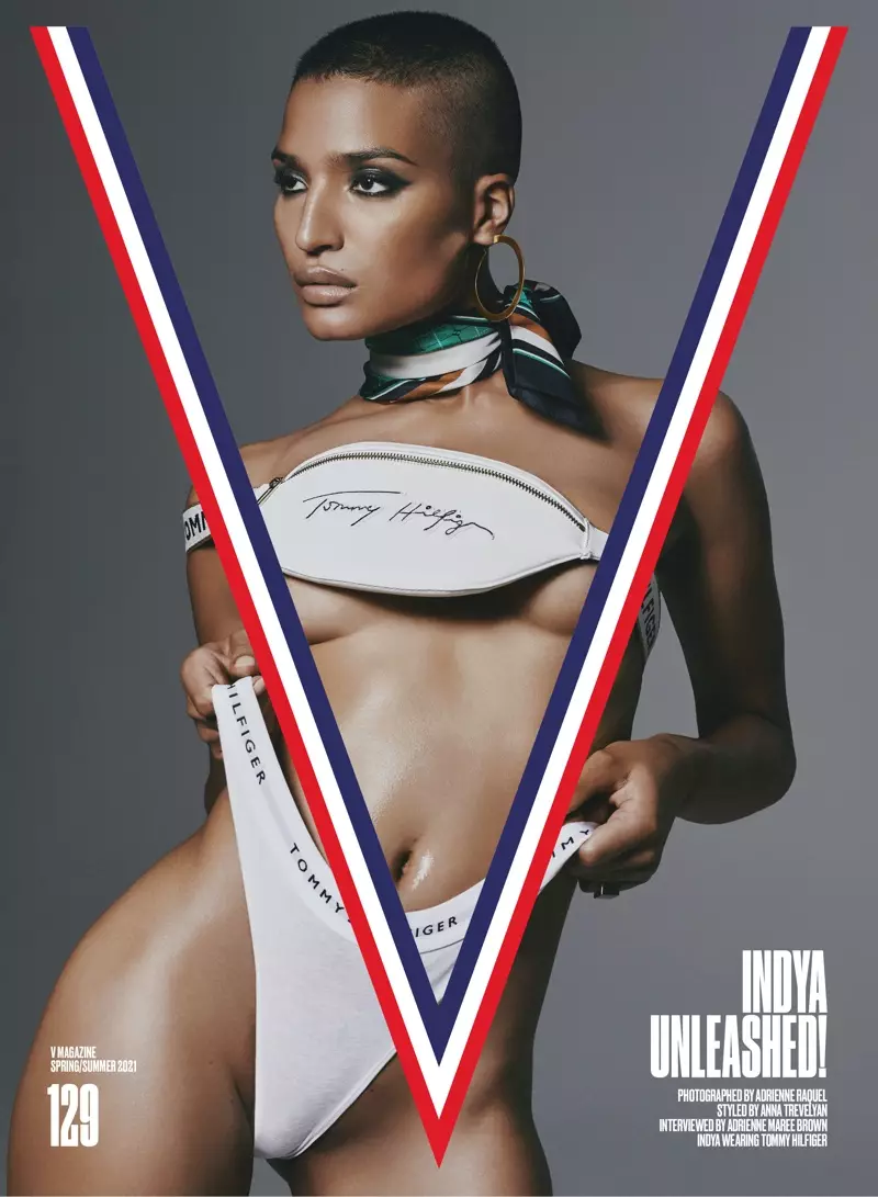 Indya Moore på V Magazine #129 Re-Edition Cover. Billeder med tilladelse fra V Magazine