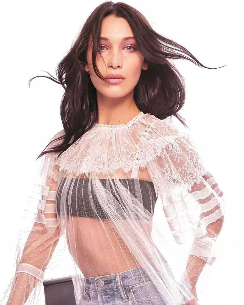 Bella Hadid na-ele anya nke ọma na ụdị Sunday Times