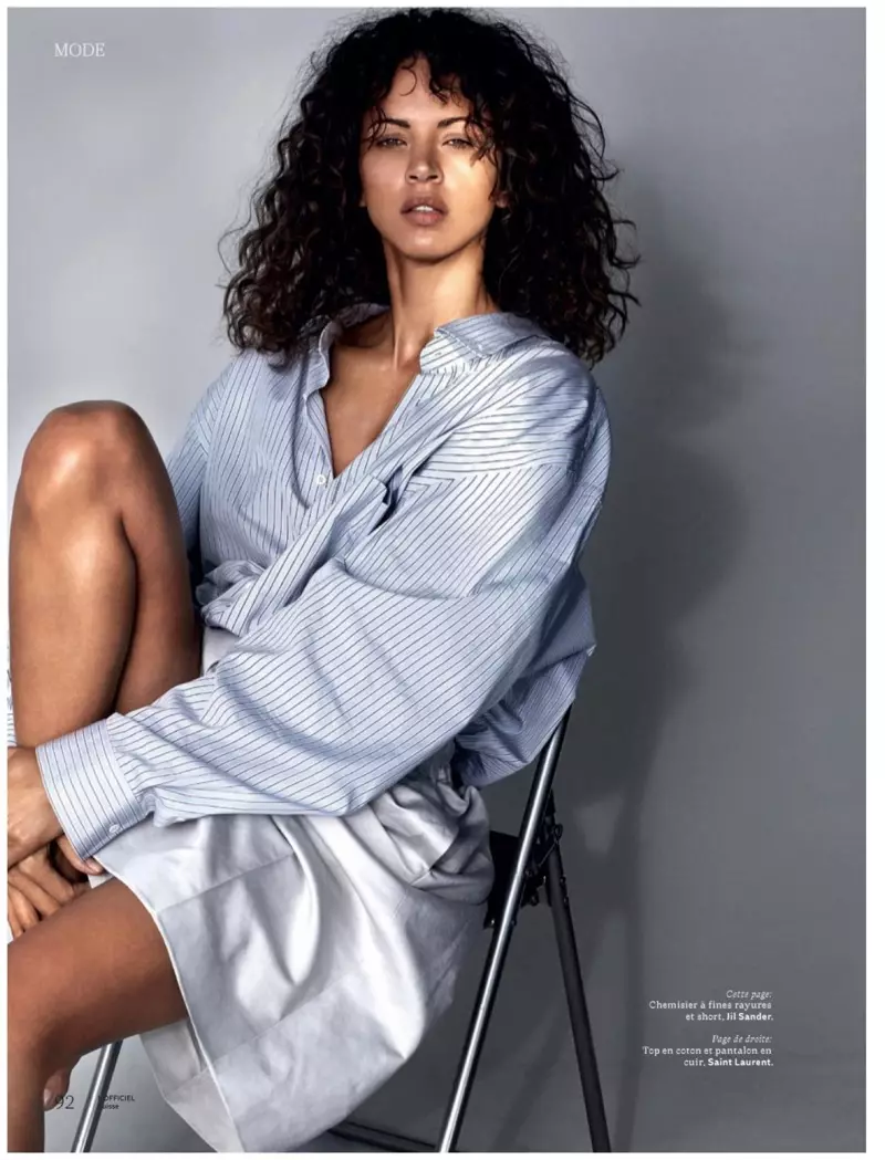 Noemie Lenoir تطرح أنماطًا أنيقة لـ L'Officiel سويسرا