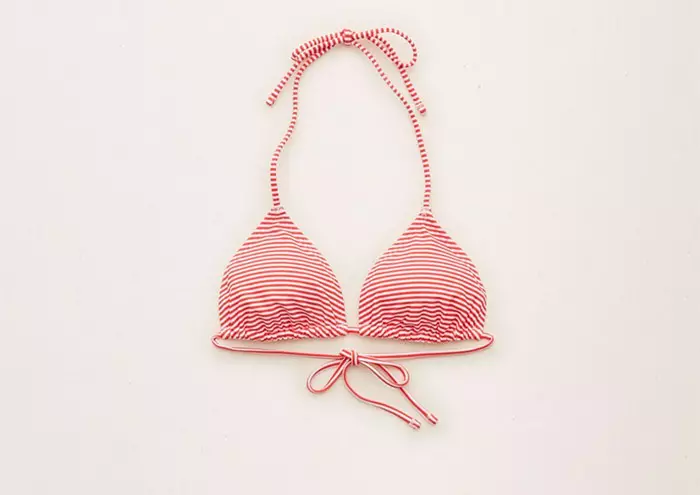 Aerie Stripe Triangle Bikini Top