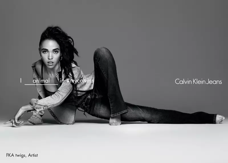 FKA Twigs ilijipatia umaarufu katika kampeni ya Calvin Klein Jeans ya majira ya masika ya 2016