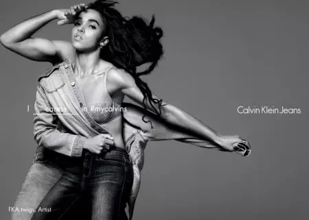 FKA Twigs Ṣe afihan Aworan ti Ifarahan ni Ipolongo Titun Calvin Klein Jeans