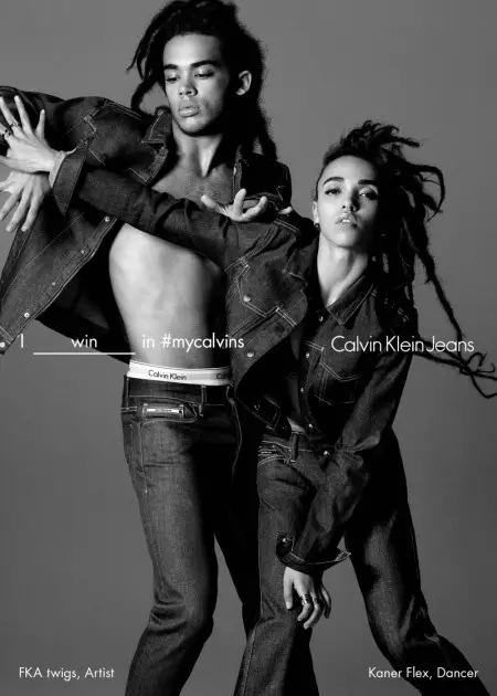 FKA Twigs 在全新 Calvin Klein 牛仔褲廣告大片中展示擺姿勢的藝術